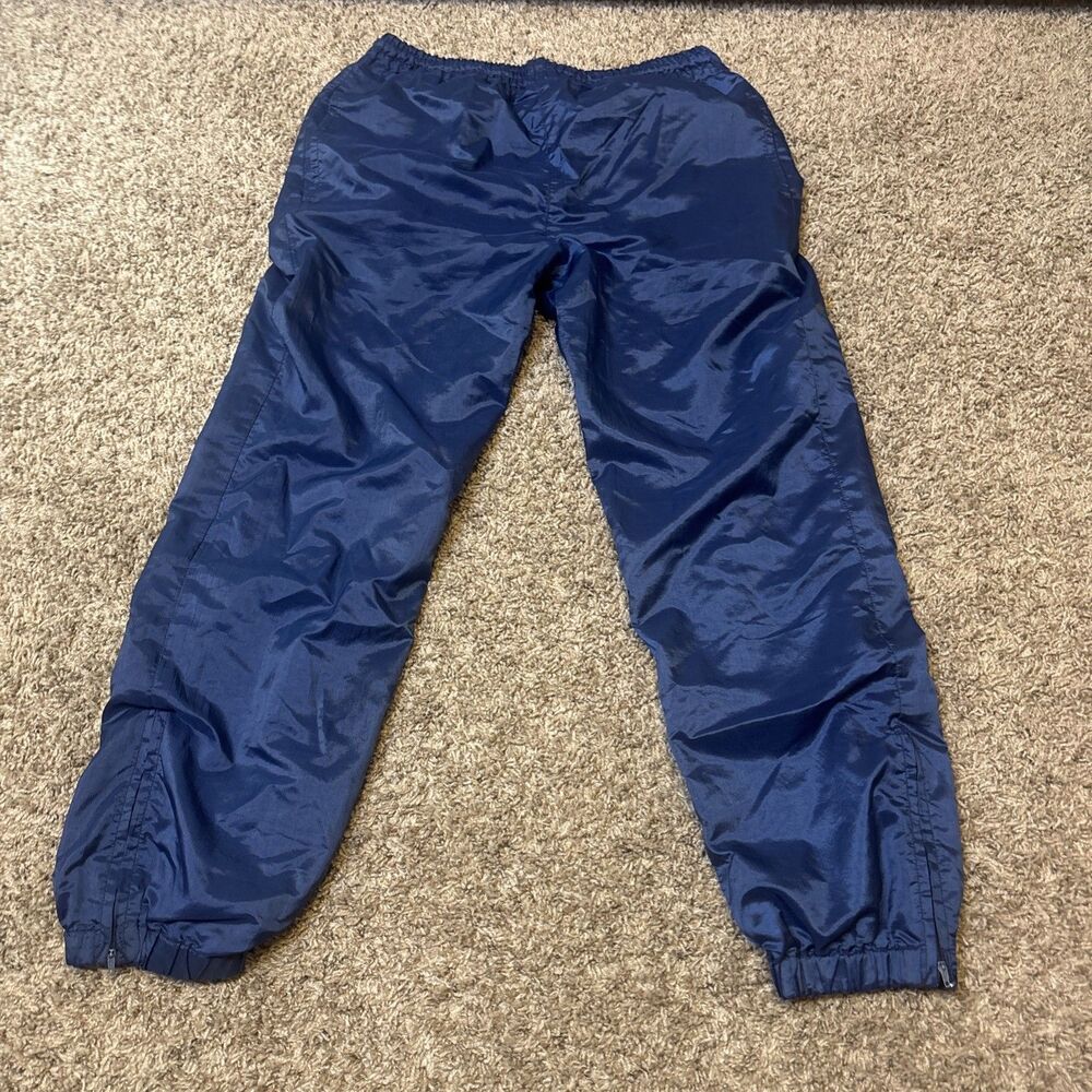 Haband Casual Joe Chino Pants Small Blue Cotton Flat Front Straight Leg Lined 90